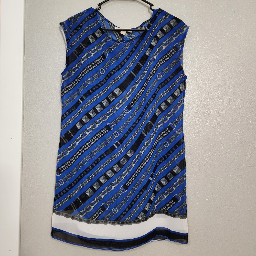 Michael Kors Top Women's Size 4 Shirt Multicolor Blouse